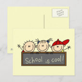 School is Cool Briefkaart (Voorkant / Achterkant)