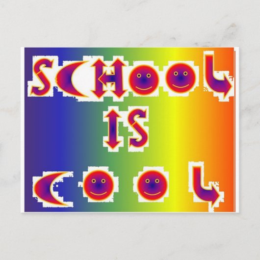 School is Cool Briefkaart (Voorkant)