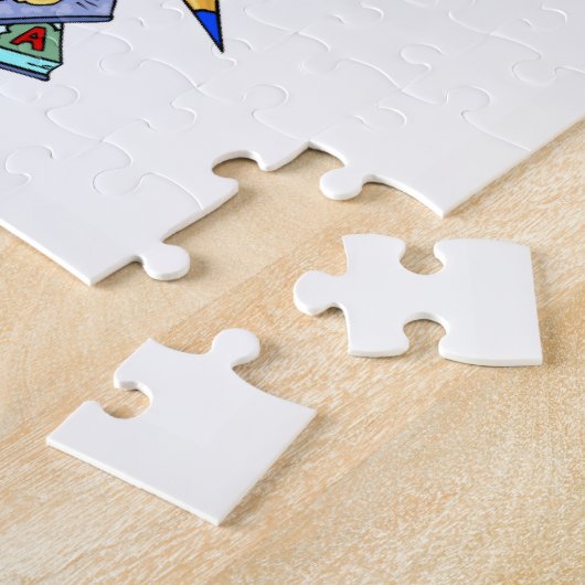 School is Cool Jigsaw Puzzle Legpuzzel (Zijkant)