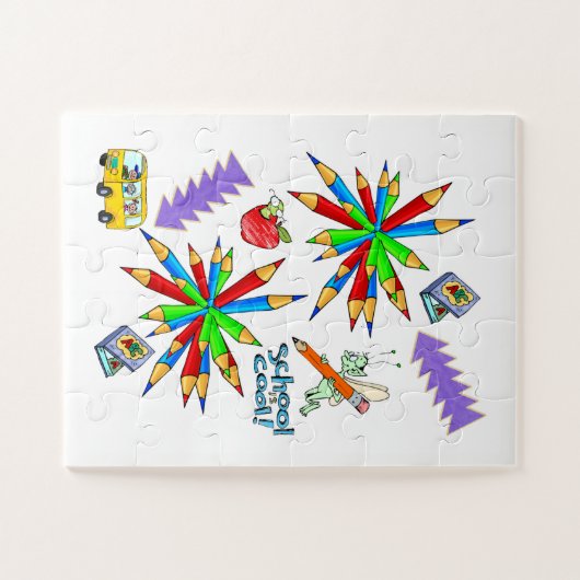 School is Cool Jigsaw Puzzle Legpuzzel (Horizontaal)