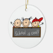 School is Cool Keramisch Ornament (Links)