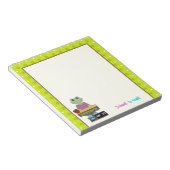 School is cool. Kikker aan haar bureau Terug naar  Notitieblok (Schuin)