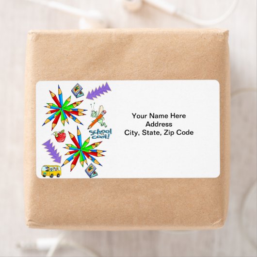 School is Cool Labels (Insitu)