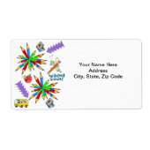 School is Cool Labels (Voorkant)