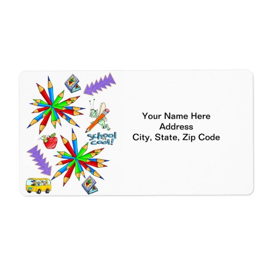 School is Cool Labels (Voorkant)