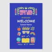 "School is cool, laten we de boel regelen" motivat (Voorkant)