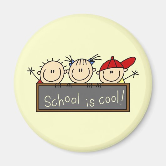 School is Cool Magneet (Voorkant)