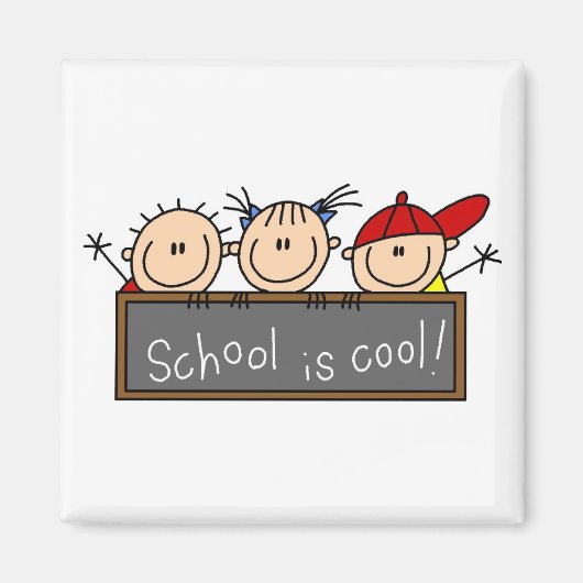 School is Cool Magneet (Voorkant)