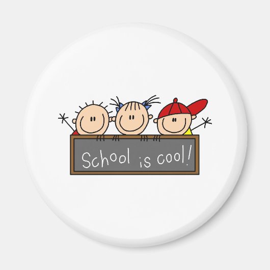 School is Cool Magneet (Voorkant)
