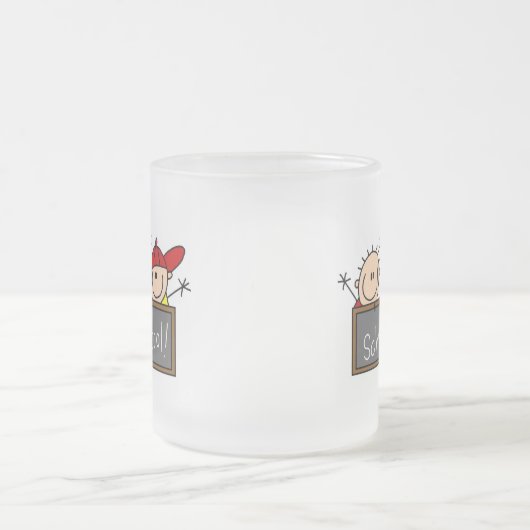 School is Cool Matglas Koffiemok (Center)