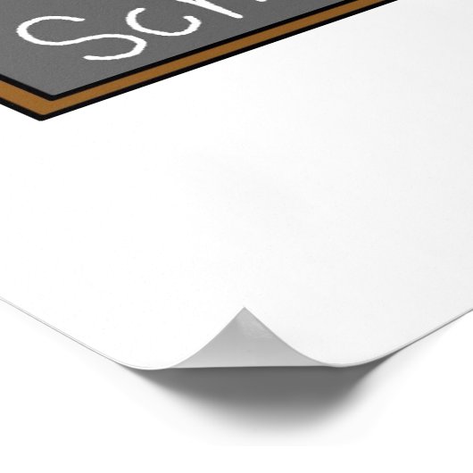 School is Cool Poster (Hoek)