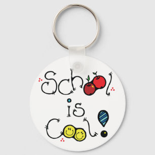 School Is Cool Sleutelhanger