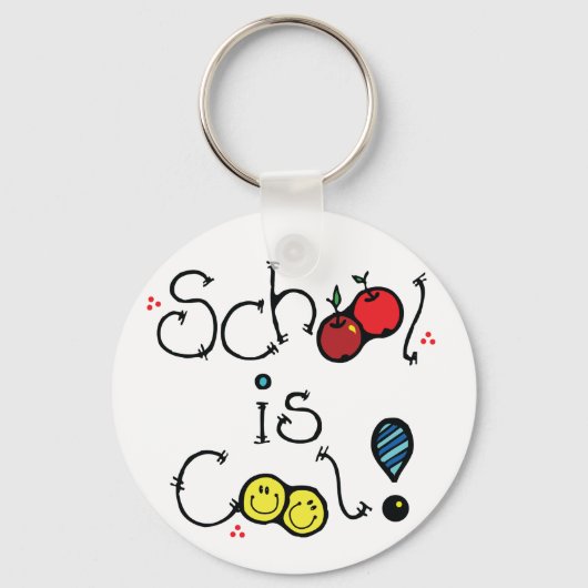 School Is Cool Sleutelhanger (Voorkant)