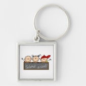 School is Cool Sleutelhanger (Voorkant)