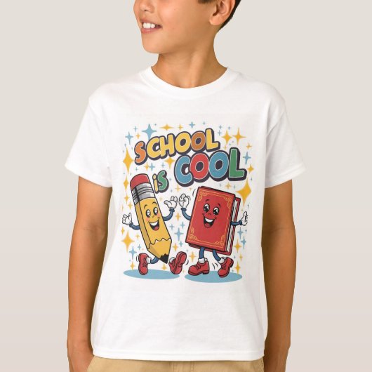 School is cool t-shirt (Voorkant)