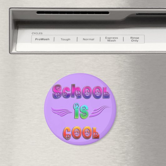 School is cool - Vrede Magneet (Insitu (Vaatwasser))