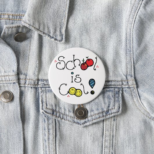 School is coole Button