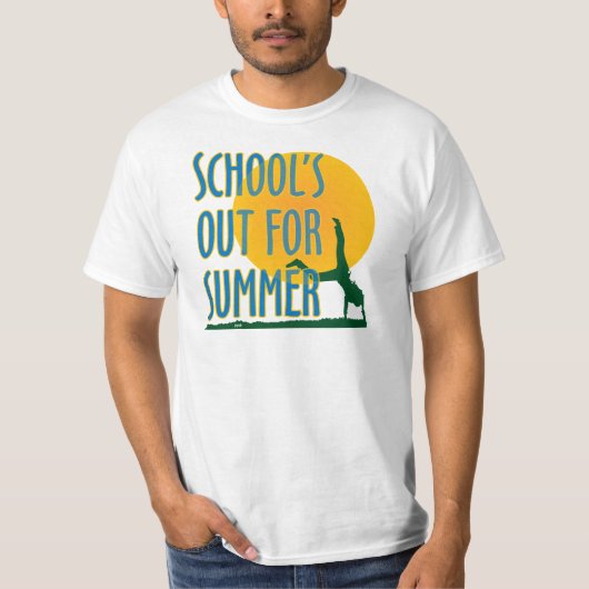 SCHOOL IS ER VOOR ZOMER! T-SHIRT (Voorkant)
