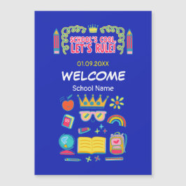 "School is gaaf, laten we de boel regeren" motivat