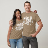School is Important but basketball is Importanter  T-shirt (Unisex)