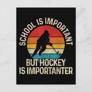 School Is Important But Hockey Is Importanter Funn Informatiekaartje