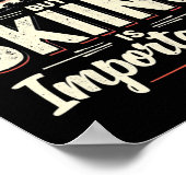 School Is Important But Skiing Is Importanter Skii Poster (Hoek)