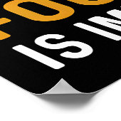 School is Important, Funny American Football  Poster (Hoek)