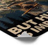 School Is Imrtant But Hunting Is Imrtanter Deer Hu Poster (Hoek)