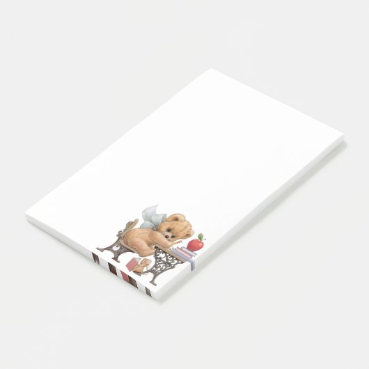 School is in post-it® notes (Schuin)