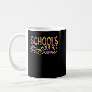 school is klaar voor de zomer koffiemok