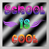 School is Koel - VredesPoster Poster (Voorkant)