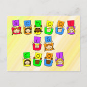 School is kool - Kinderen Briefkaart (Voorkant)