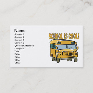 School is kool visitekaartje