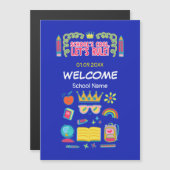 "School is leuk, laten we de boel regelen" motivat (Voorkant / Achterkant)