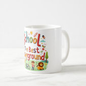 School is leuk - no1 koffiemok (Voorkant rechts)