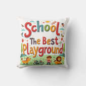 School is leuk - no1 kussen (Voorkant)