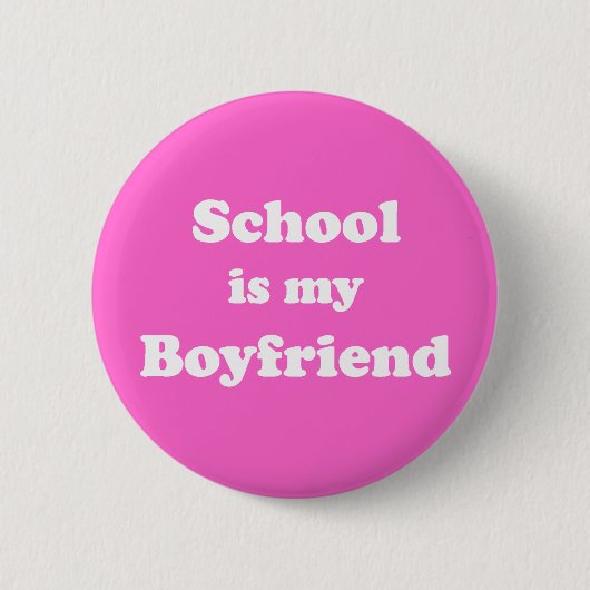 School is mijn vriend Button (Voorkant)