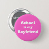 School is mijn vriend Button (Voorkant /achterkant)