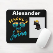 School is onze zomertijd muismat (Met muis)