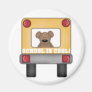 School is schoolbus magneet