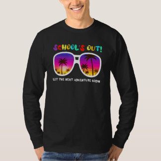 School is uit Laat de volgende avontuur zomer Vaca T-shirt