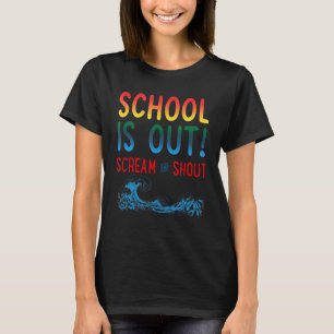 School is uit schreeuw en schreeuw kleding t-shirt