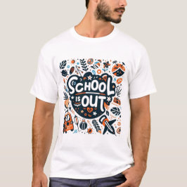 School Is Uit Speelgoed Voor Zomer Vakantie T-shirt