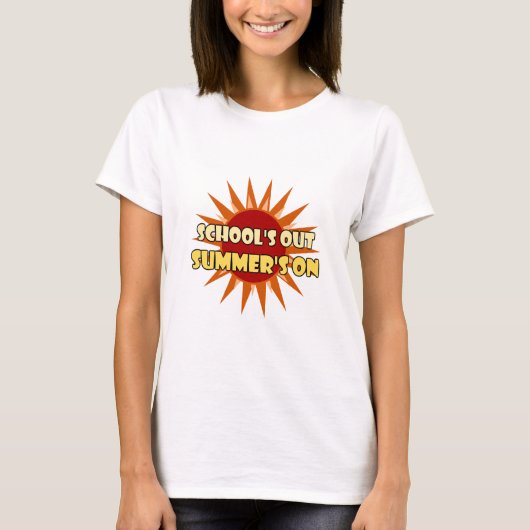 School is uit t-shirt (Voorkant)