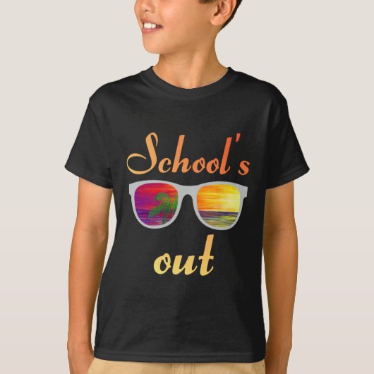 School is uit t-shirt (Voorkant)