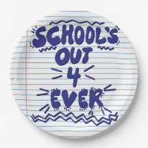 School is Uit voor Altijd Losbladig Papier