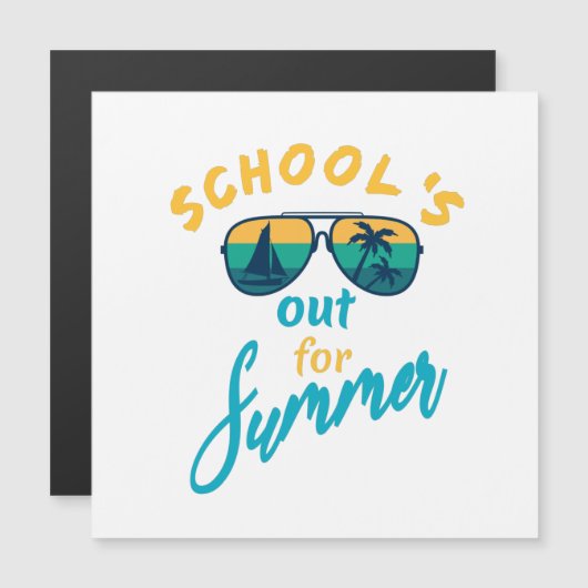 School is uit voor de zomer (Voorkant / Achterkant)