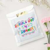 School is uit voor de zomer bedankzakje (Gezegeld)