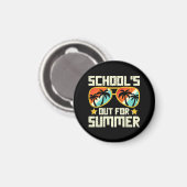 School is uit voor de zomer magneet (Voorkant / Achterkant)