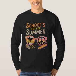 School is uit voor de zomer t-shirt